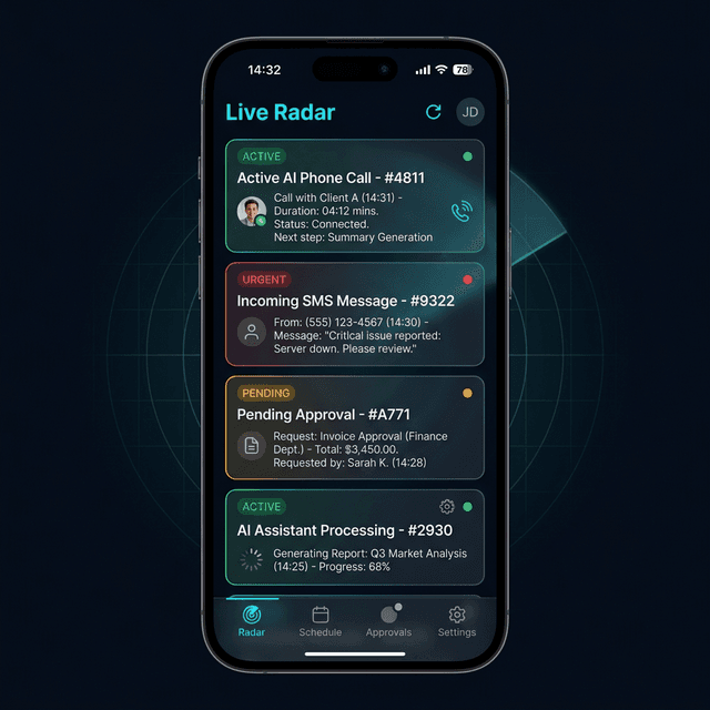 Live Radar Dashboard