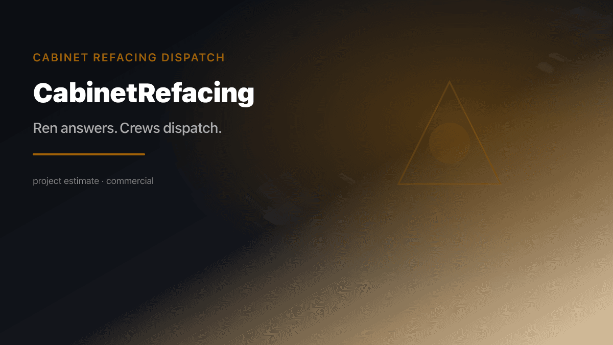Cabinet Refacing Dispatch preview