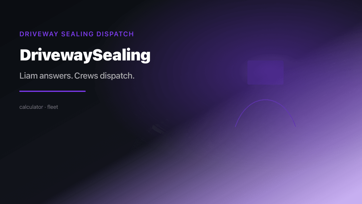 Driveway Sealing Dispatch preview