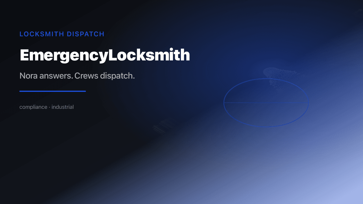 Emergency Locksmith Dispatch preview