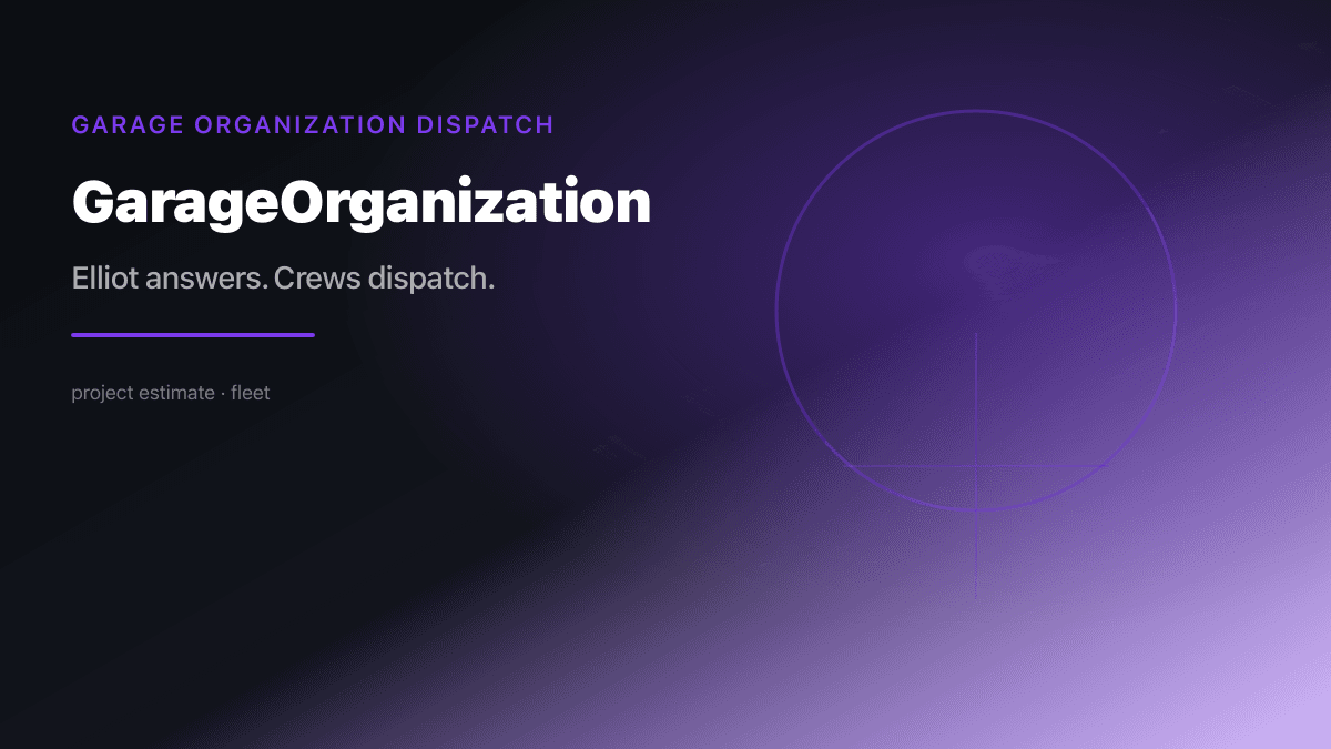 Garage Organization Dispatch preview