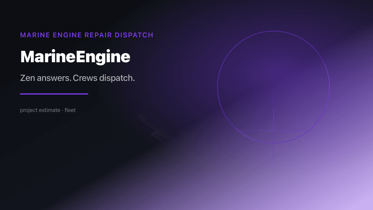 Marine Engine Dispatch preview