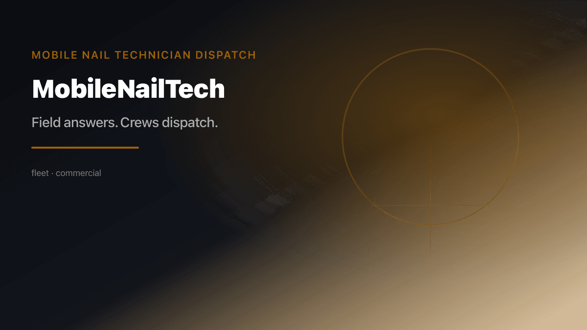 Mobile Nail Tech Dispatch preview