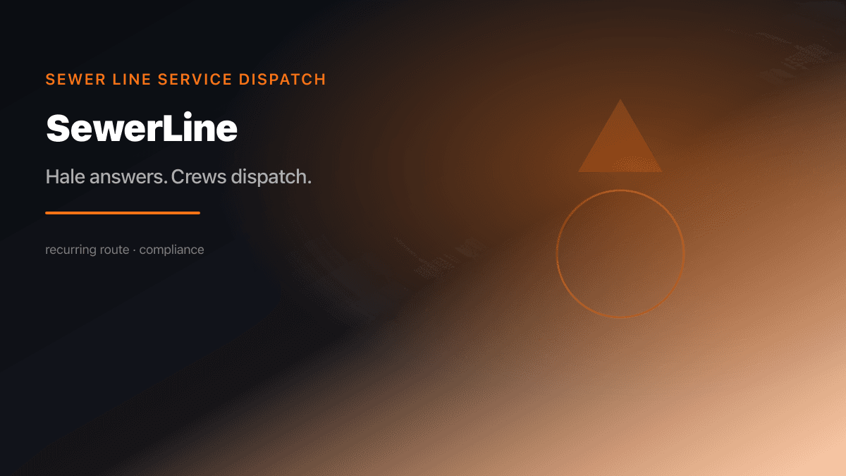 Sewer Line Dispatch preview