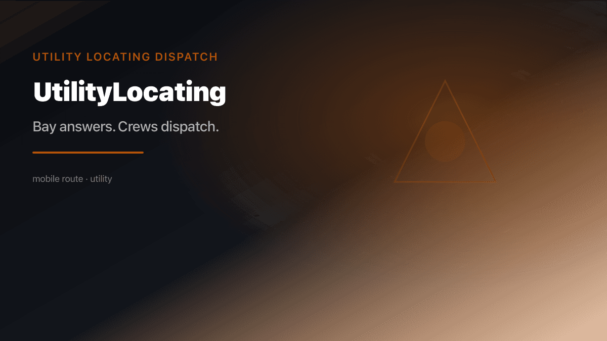 Utility Locating Dispatch preview