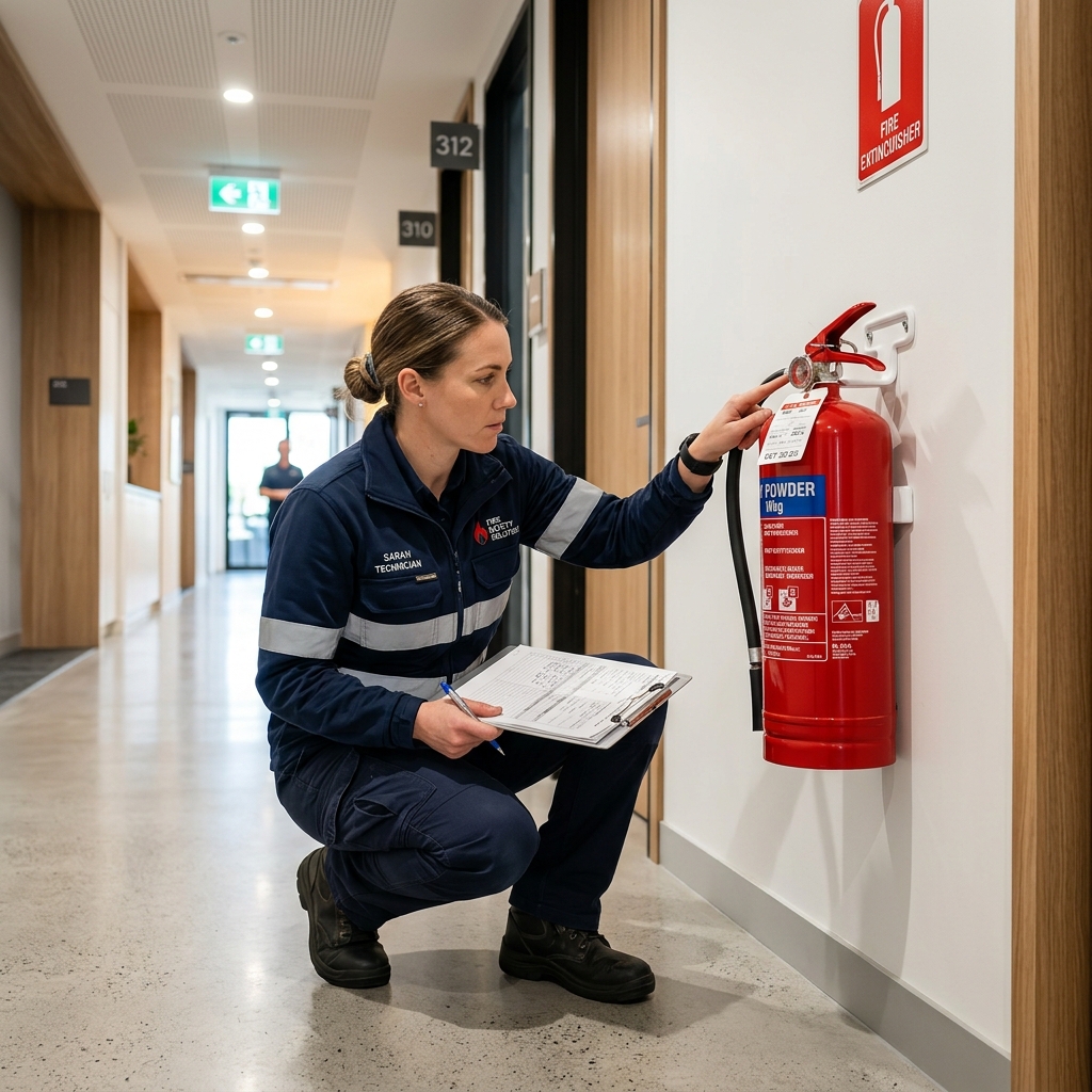 Fire extinguisher inspection
