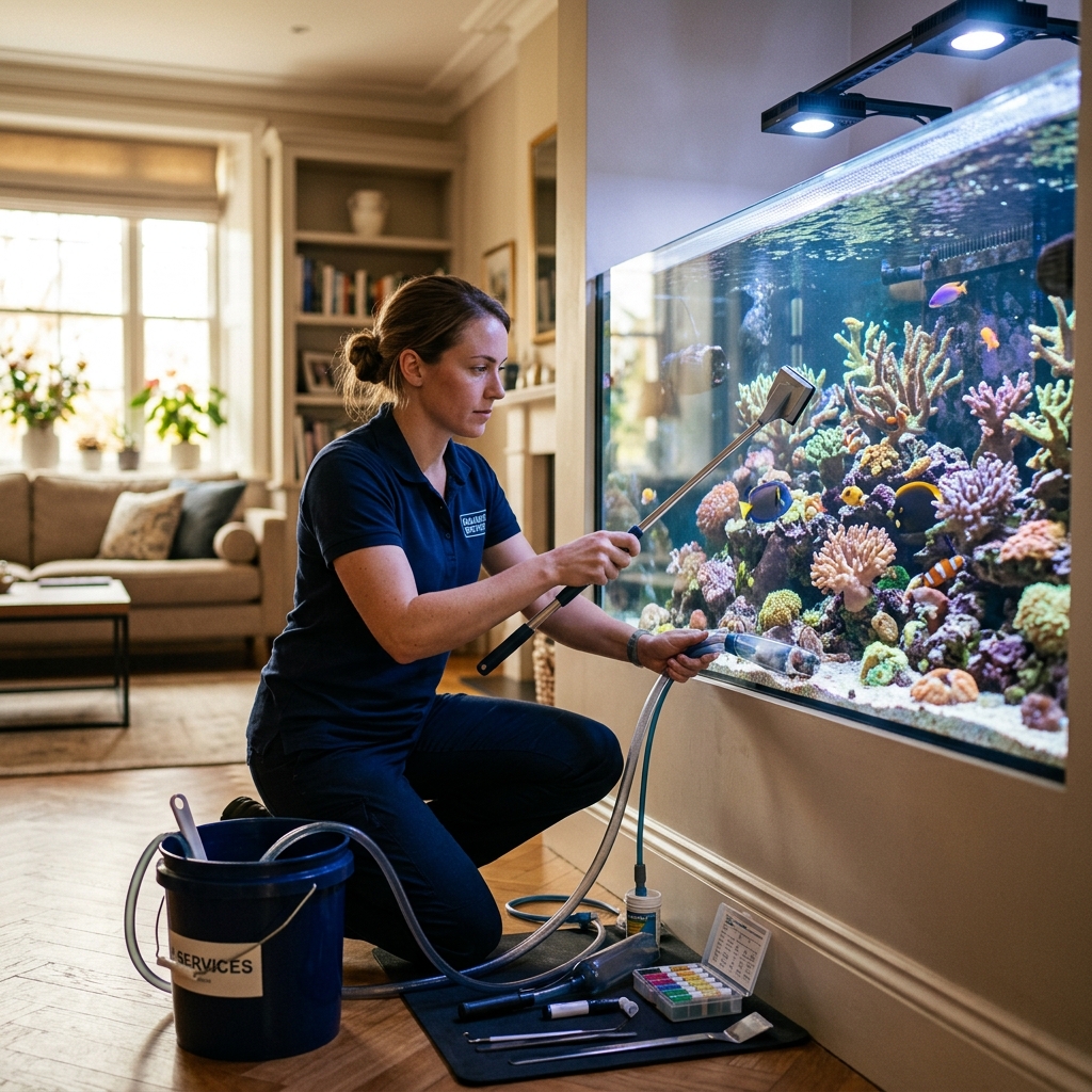 Aquarium Service industry scene