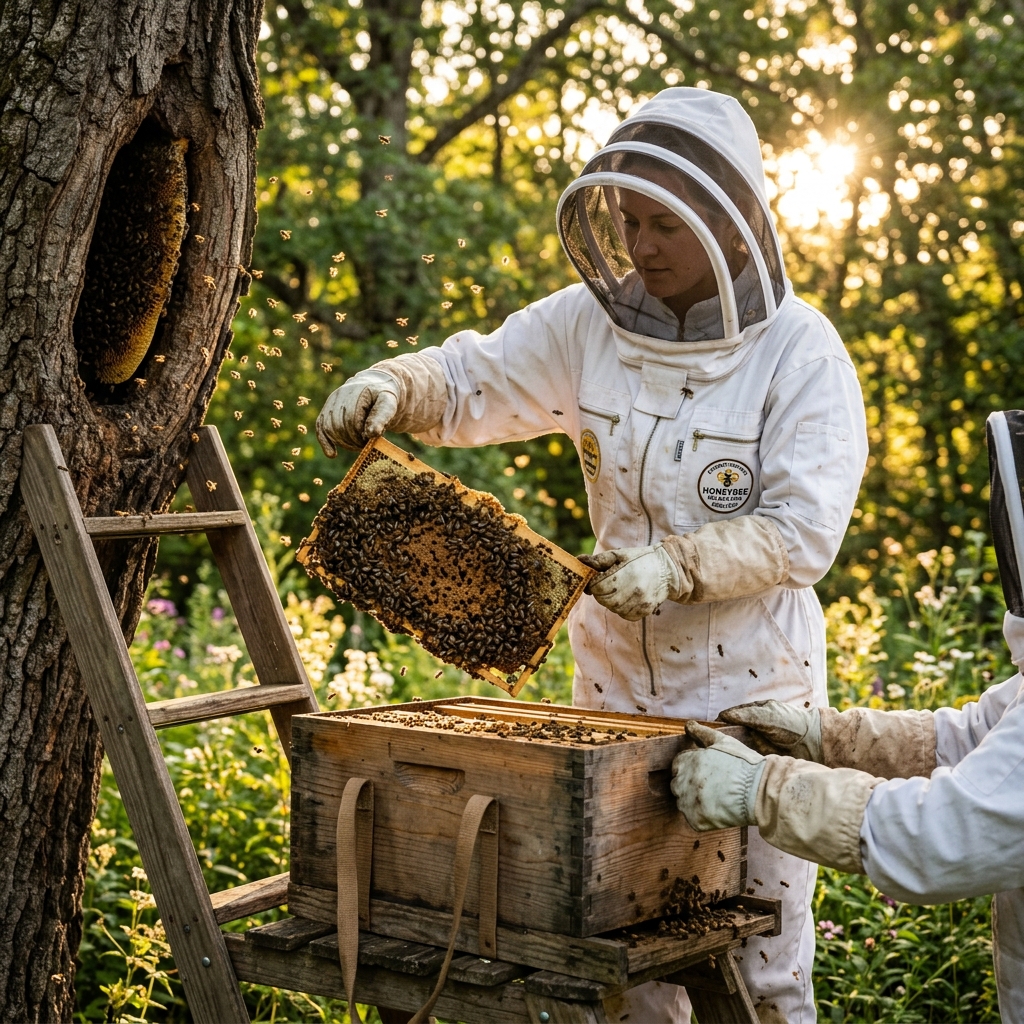 Bee Removal industry scene