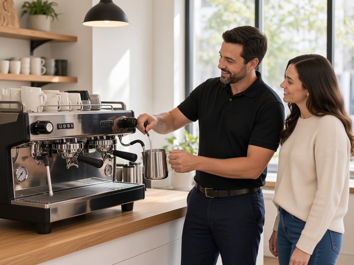 Coffee Machine Service industry scene