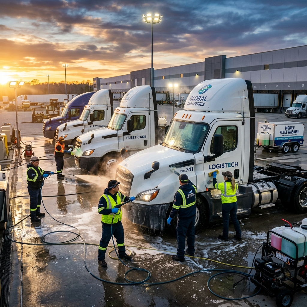Fleet Washing industry scene