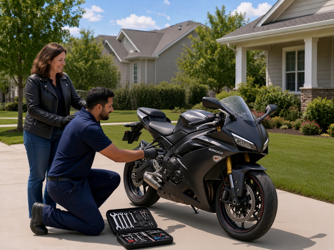 Mobile Motorcycle Service industry scene
